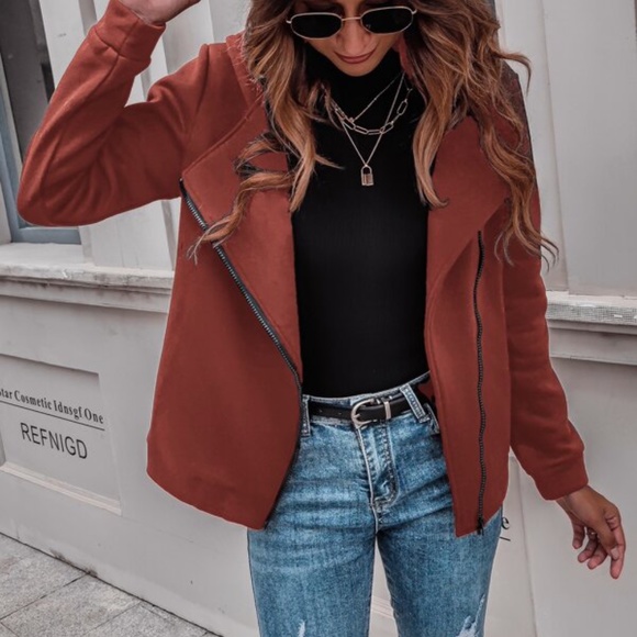 Redwood Minimalist Zipper Hoodie Pocket Jacket Shacket - Picture 6 of 9